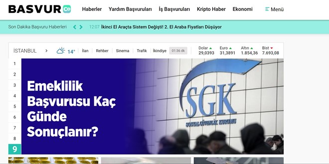 İş ve yardım başvuruları tek tıkla bu sayfada