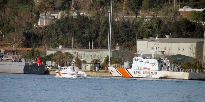 Zonguldak'ta batan geminin kayp 7 personelini arama almalar 26 gndr sryor