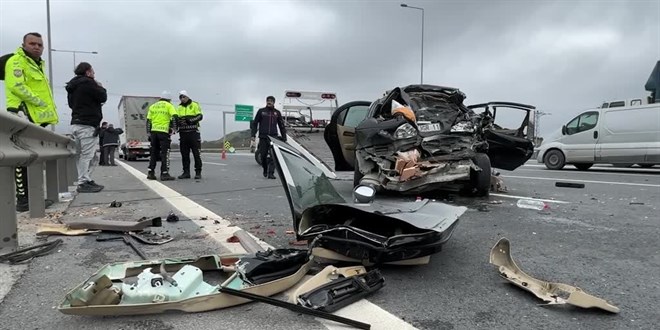 Kuzey Marmara Otoyolu'nda trafik kazasında 1 kişi öldü