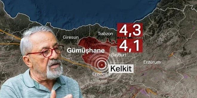 Gümüşhane 22 saat arayla sallandı: Prof. Dr. Naci Görür'den deprem açıklaması