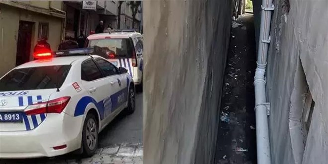 Banyoda doğum yapıp bebeği bina boşluğuna attı