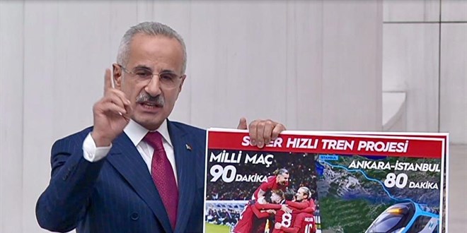 Bakan Uraloğlu: Maç 90 dakika, Ankara-İstanbul arası 80 dakika