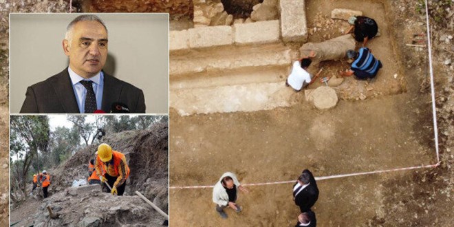 Bakan Ersoy 'Türk arkeoloji için tarihinin dönüm noktası' diyerek açıkladı