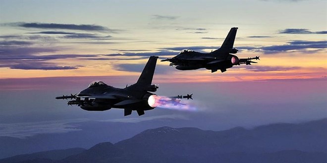 Irak ve Suriye'nin kuzeyine hava harekat: 29 hedef imha edildi
