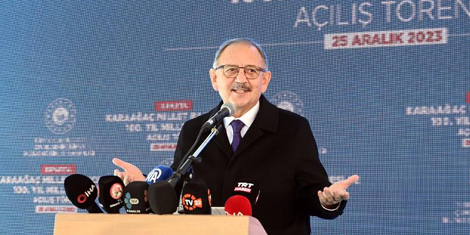 Bakan Özhaseki: 100 milyon metrekare yeşil alan için proje başlattık
