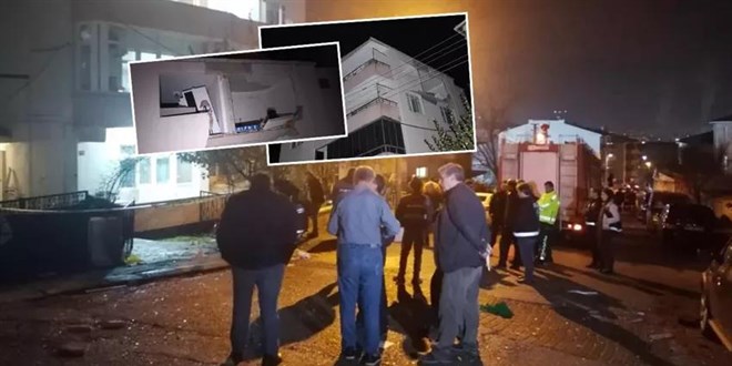 Duvar bile dayanamadı! Doğal gaz patlamasıyla ortalık savaş alanına döndü