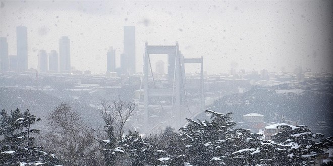 AKOM'dan stanbul iin kar uyars: Hava scakl 10 derece decek