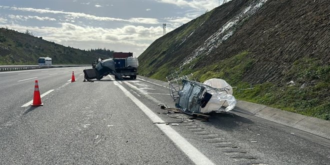 Kuzey Marmara Otoyolu'nda kimyasal madde paniği