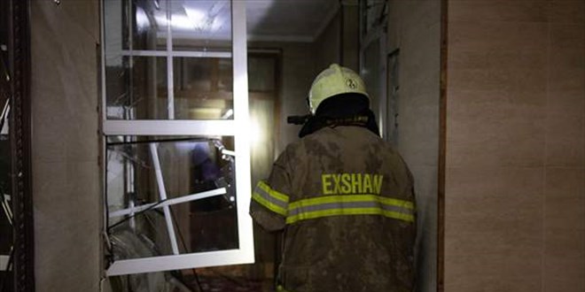 Ukrayna'daki sava takip eden AA ekibinin kald otel fzelerin hedefi oldu