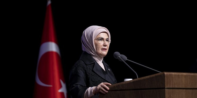 Emine Erdoğan'dan şehitler için başsağlığı mesajı