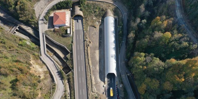 Bolu Dağı Tüneli İstanbul istikametinde tünel tüpü 60 metre uzatılacak