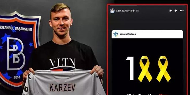 Başakşehir, İsrailli futbolcu Eden Karzev'le ilgili kararını verdi