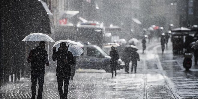 Meteoroloji'den 11 il iin uyar: Saanak yamur bekleniyor