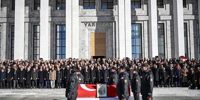 Yaşamını yitiren Yargıtay Üyesi Çil için tören düzenlendi