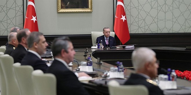 Milli Güvenlik Kurulu toplantısı sona erdi