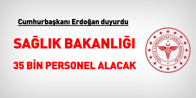 Sağlık Bakanlığı 35 bin yeni personel alacak