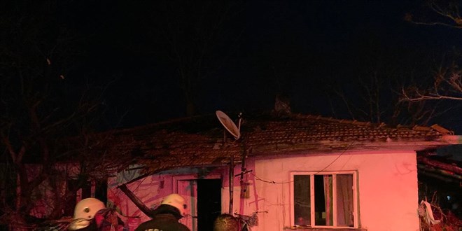 Burdur'da müstakil evde çıkan yangında bir kişi öldü