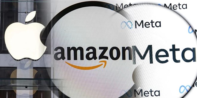Apple, Amazon ve Meta'nn gelirleri ykseldi