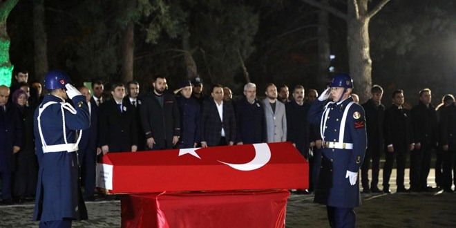 Evinde ölü bulunan Kaymakam için tören düzenlendi