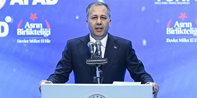 Bakan Yerlikaya: Yaşadığımız acı bizleri birbirimize daha sıkı bağladı