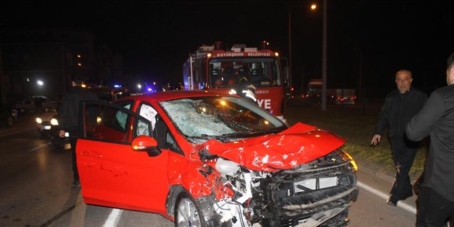 Samsun'da otomobil ve motosiklet çarpıştı! 1 ölü 3 yaralı