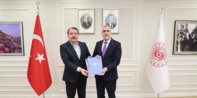 Ali Yalçın, Bakan Işıkhan ile '1'inci Dereceye 3600 Ek Gösterge' verilmesini görüştü