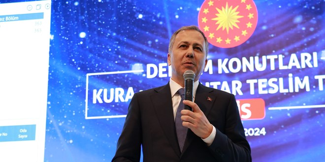 Bakan Yerlikaya: 2 ay içinde 75 bin konutun teslimini planlıyoruz