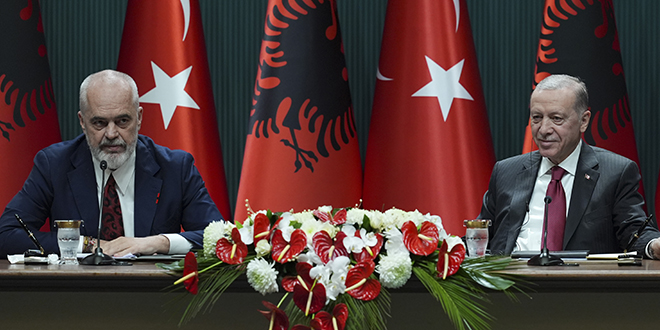 Cumhurbakan Erdoan: Arnavutluk tarihin doru tarafnda yer ald