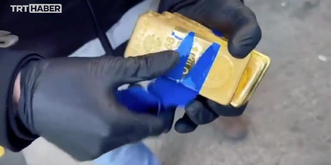 Hakkari'de 221 kilogram külçe altın ele geçirildi