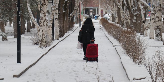 Mart karı Erzurum, Ağrı, Kars ve Ardahan'ı beyaza bürüdü