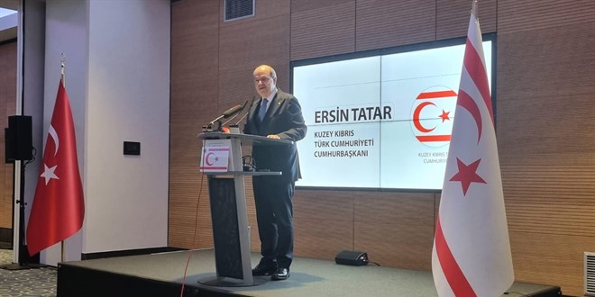 Tatar, Berlin'de Türk-Alman iş insanlarını Kıbrıs'a yatırıma çağırdı