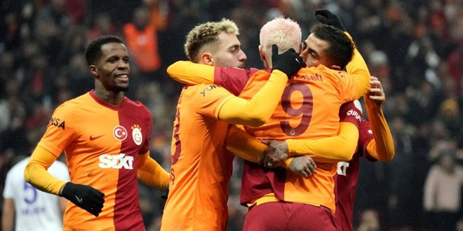 Galatasaray bu sezon ilk kez 6 gol att