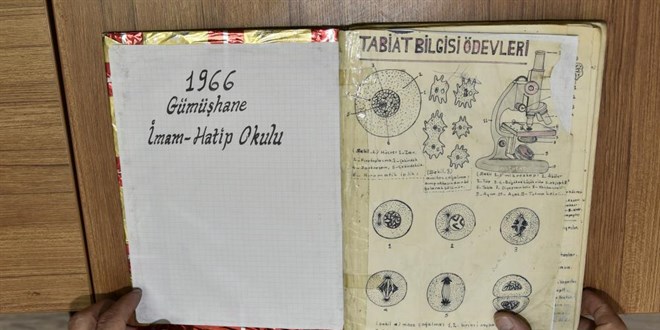 Yokluk yıllarının hatırası: 58 yıllık defter öğrencileri şaşırtıyor
