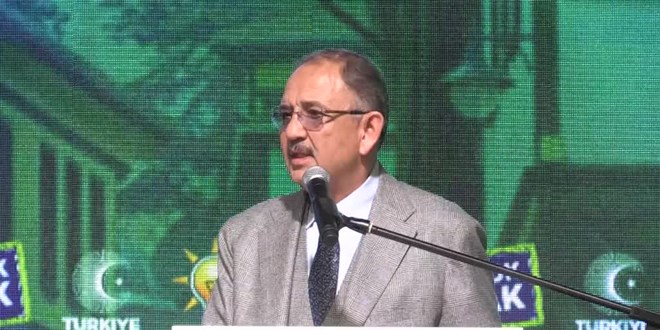 Bakan Özhaseki: 200 binden fazla inşaat şu anda hızla devam ediyor