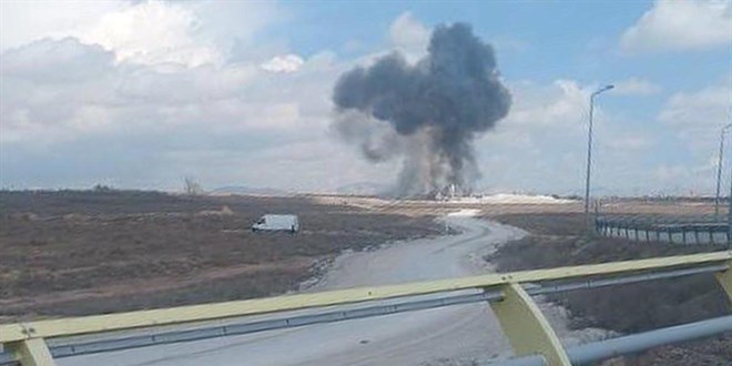Konya'da askeri eğitim uçağı düştü: 1 personel şehit oldu