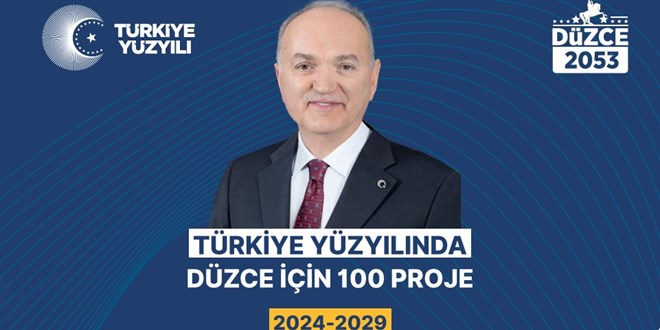 Cumhuriyetin 100. Yılında Düzce'ye 100 proje