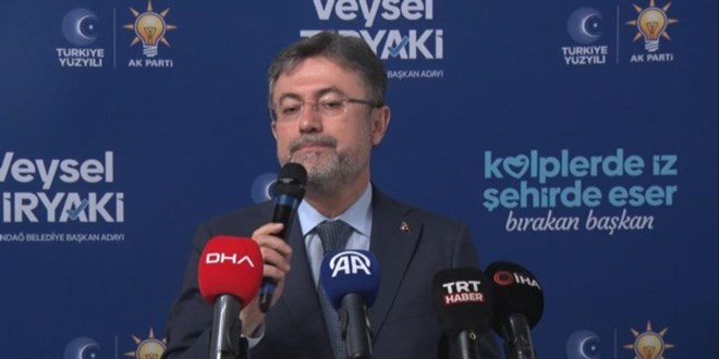 Bakan Yumaklı: AK Parti gelecek nesiller için çalışmıştır