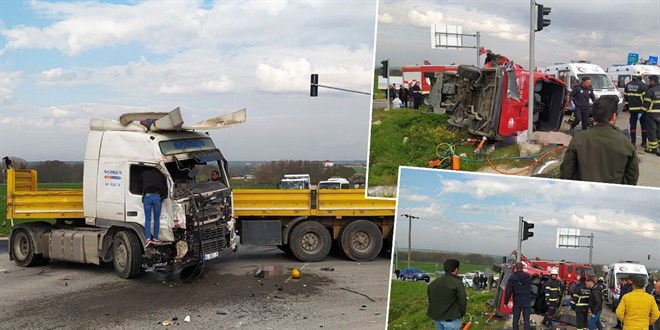 Tekirdağ'da tır, yolcu minibüsüne çarptı: 5 ölü, 10 yaralı