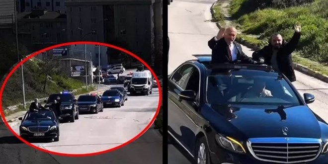 Pendik'te muhtar adayının çakarlı konvoyuna ceza