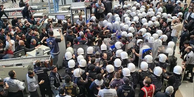 alayan Adliyesi'ndeki 'DEM' protestolarna Valilik'ten aklama geldi