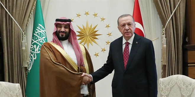 Erdoğan Suudi Arabistan Veliaht Prensi ile görüştü