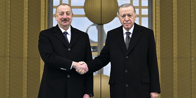Cumhurbakan Erdoan Aliyev'le grt