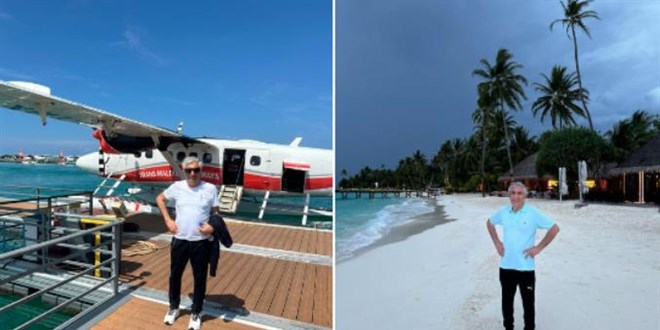Seimi kaybetti, Maldivlere tatile gitti!