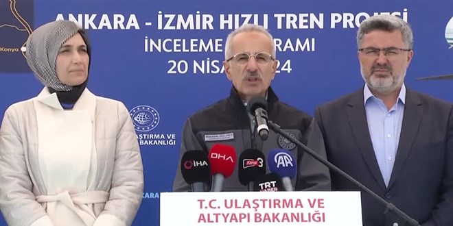 Bakan Uraloğlu: 'Ankara-İzmir Hızlı Tren Hattı' 2027'de bitecek