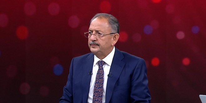 Bakan Özhaseki: Anadolu coğrafyasını talan ettik!
