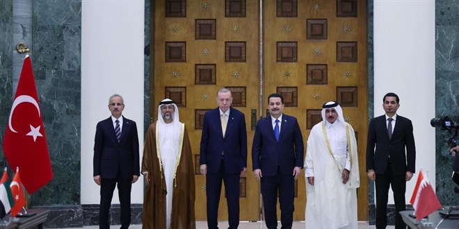 Trkiye, Irak, Katar ve BAE arasnda 'Kalknma Yolu' mutabakat zapt imzaland