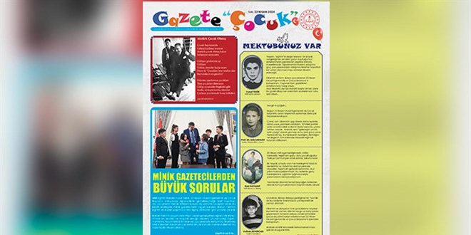 MEB'in 23 Nisan'a özel "Gazete Çocuk"
