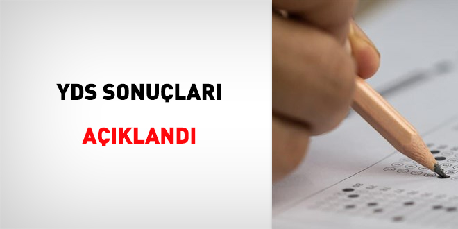 YDS sonuçları açıklandı