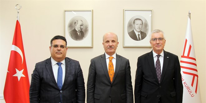 YÖK Başkanı Prof. Dr. Özvar, YÖKAK ve YÖDAK başkanlarını kabul etti