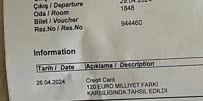 Bakanlıktan otelde alınan 'Milliyet Farkı' ücretine açıklama